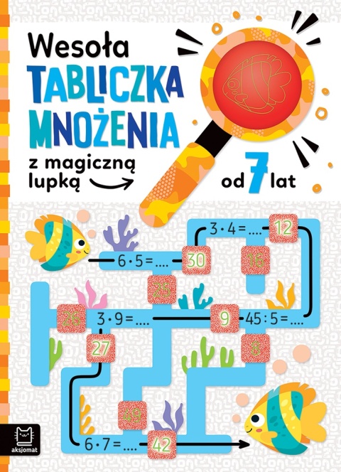 Książeczka do nauki tabliczki mnożenia dla dzieci 7 lat Magiczna lupka