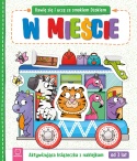 Książeczka edukacyjna dla dzieci miasto naklejki smok Dżok Aksjomat