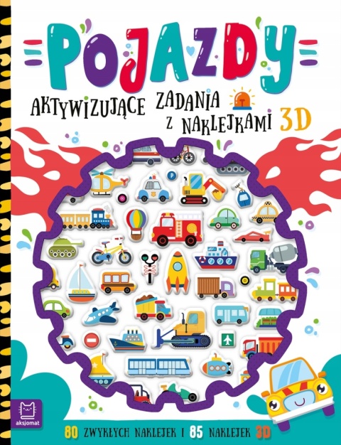 Książeczka z naklejkami 3D łamigłówki zadania labirynty dla dzieci