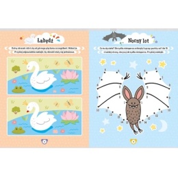 Książeczka z naklejkami 3D łamigłówki zadania labirynty dla dzieci