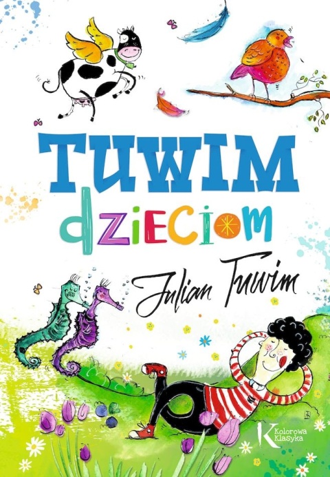 Książka Tuwim dzieciom wiersze dla dzieci Julian Tuwim twarda oprawa
