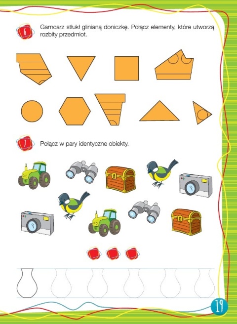 Książka edukacyjna dla przedszkolaka ćwiczenia zadania dla dzieci 5 lat