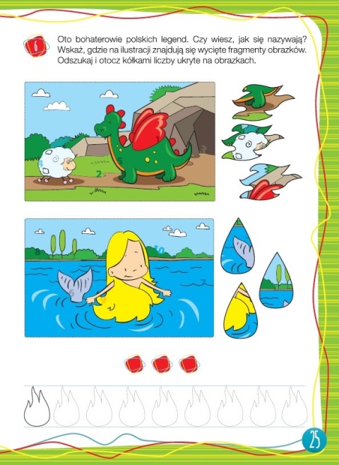 Książka edukacyjna dla przedszkolaka ćwiczenia zadania dla dzieci 5 lat