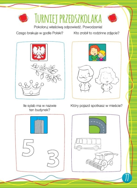 Książka edukacyjna dla przedszkolaka ćwiczenia zadania dla dzieci 5 lat