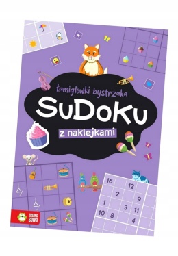 Łamigłówki bystrzaka Sudoku Książeczka dla dzieci Zadania Ćwiczenia