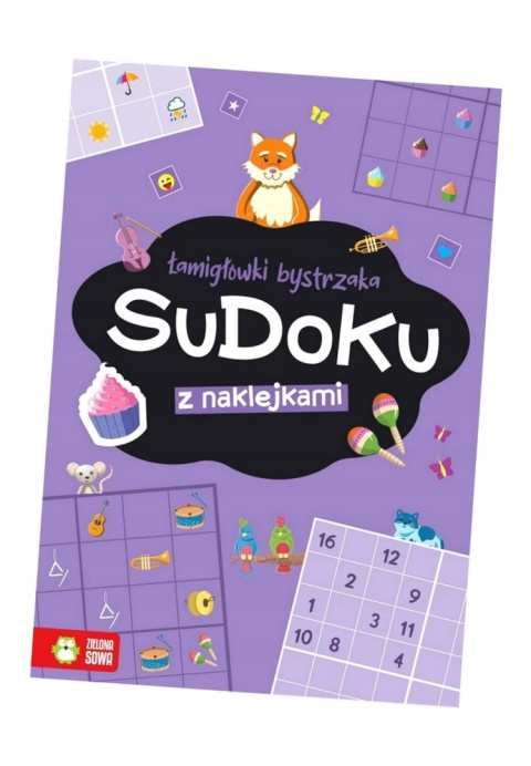 Łamigłówki bystrzaka Sudoku Książeczka dla dzieci Zadania Ćwiczenia