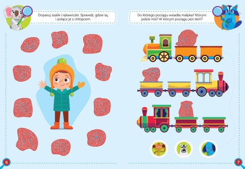 Łamigłówki z magiczną lupką aktywizujące zadania małego detektywa Aksjomat