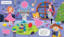 Mała projektantka Przyjęcia i zabawy album z naklejkami Aksjomat