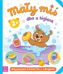 Mały miś dba o higienę Aktywizująca książeczka z naklejkami 2+