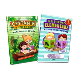 Mój pierwszy Elementarz do nauki czytania metodą sylabową dla dzieci GREG + Czytanie ze zrozumieniem Elementarz metoda sylabowa 