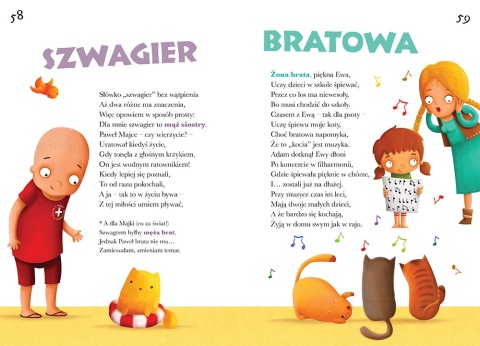 Moja rodzina Greg książeczka dla dzieci o rodzinie i relacjach Wiersze