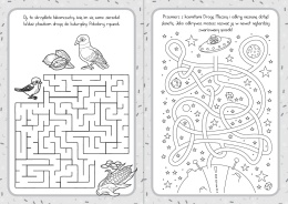 Moje labirynty książeczka edukacyjna dla dzieci 5+ zadania łamigłówki