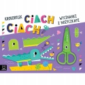 Nauka wycinania z nożyczkami Krokodylek ciach ciach zadania dla dzieci 4+