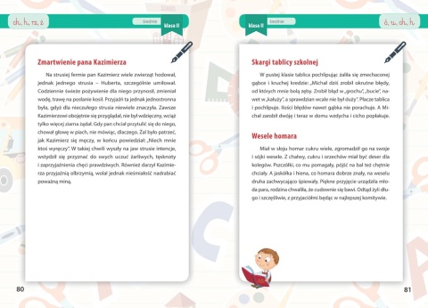 Nowe dyktanda klasa 1-3 szkoła podstawowa ortografia zasady ćwiczenia