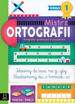 Ortografia dla dzieci klasa 1 książka edukacyjna ćwiczenia pisownia