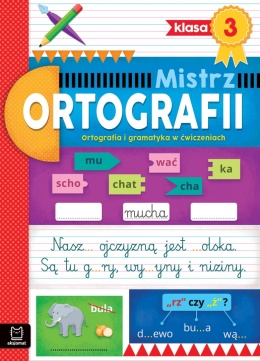Ortografia dla dzieci klasa 3 książka edukacyjna ćwiczenia zadania Aksjomat
