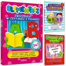 Pakiet książeczek do nauki czytania i pisania Elementarz dla dzieci