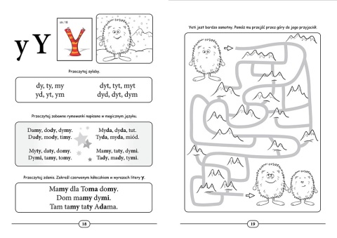 Pakiet książeczek do nauki czytania i pisania Elementarz dla dzieci