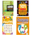 Pakiet książeczek edukacyjnych dla dzieci 7-9 lat łamigłówki logiczne