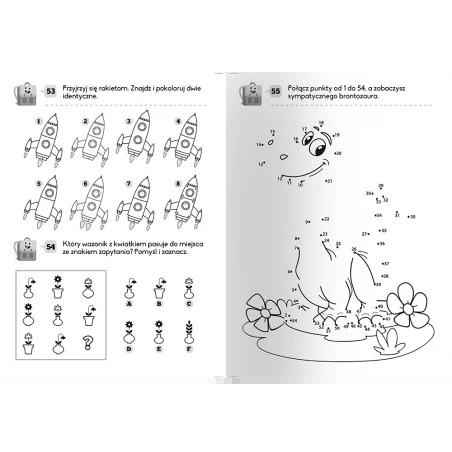 Pakiet książeczek edukacyjnych dla dzieci 7-9 lat łamigłówki logiczne