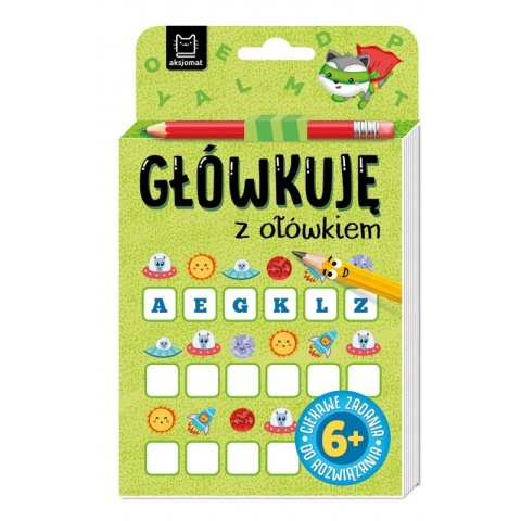 Pakiet książeczek łamigłówki zadania dla 6 latka 4 sztuki dla dzieci