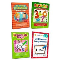 Pakiet książeczek matematyka elementarz dodawanie odejmowanie