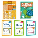 Pakiet książeczek matematyka ułamki mnożenie dzielenie 5 sztuk