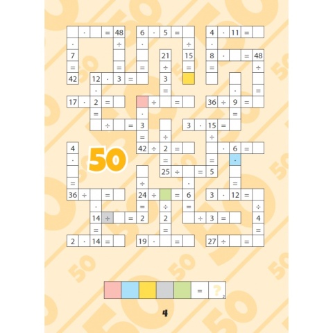 Pakiet książeczek matematyka ułamki mnożenie dzielenie 5 sztuk