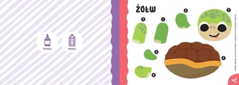 Pierwsze wycinanki z nożyczkami nauka wycinania dla dzieci bezpieczne 3+