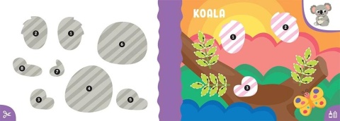 Pierwsze wycinanki z nożyczkami nauka wycinania dla dzieci bezpieczne