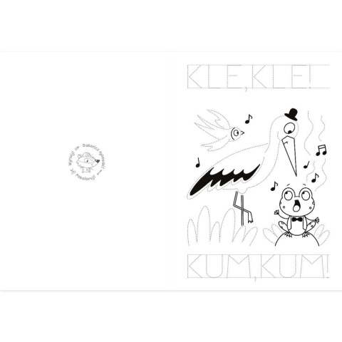 Piszę i koloruję Wyrazy Aksjomat edukacyjna malowanka dla przedszkolaka