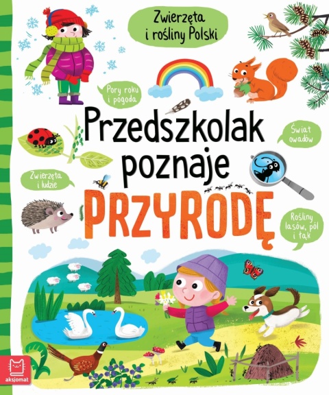Przedszkolak poznaje przyrodę Zwierzęta i rośliny Polski Aksjomat 5+ twarda