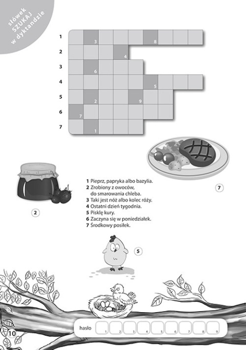 Radosne dyktanda klasa 2 ortografia na wesoło krzyżówki książeczka Greg
