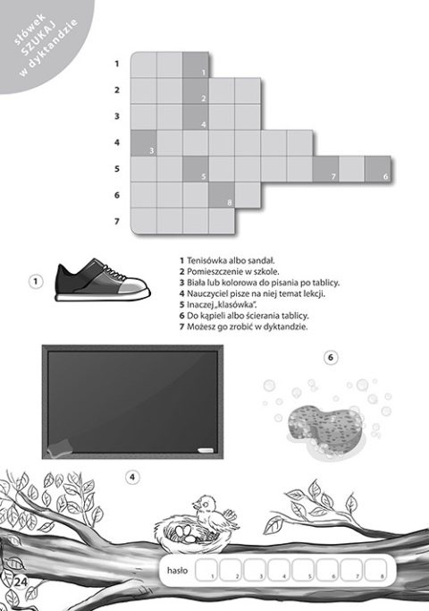 Radosne dyktanda klasa 2 ortografia na wesoło krzyżówki książeczka Greg