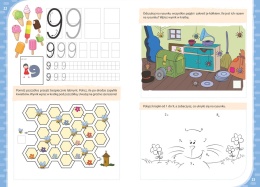 Sam już liczę nauka liczenia dla dzieci książka matematyczna Naklejki GREG