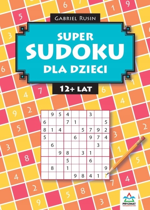 Sudoku dla dzieci 12+ książka łamigłówki logiczne edukacyjne Pryzmat