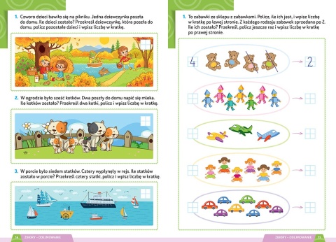 Szlaczki i literki - zeszyt edukacyjny nauka pisania liter dzieci GREG + Zestaw