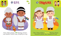 Ubieranki naklejanki Stroje i ubiory Aksjomat książeczka z naklejkami 3+