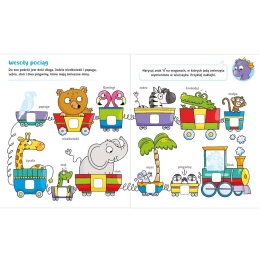 W wesołym ZOO Aksjomat książka aktywizująca z naklejkami dla dzieci 4-6 lat