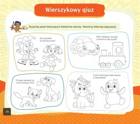 Wierszyki dla dzieci Rymowanki o zabawkach Książeczka dla przedszkolaka