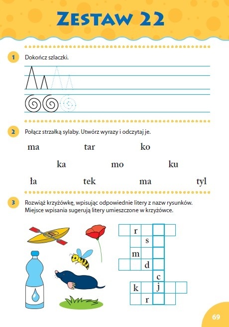 Wkrótce będę uczniem przygotowanie do szkoły książka edukacyjna Pryzmat