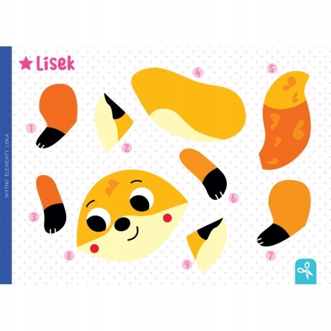 Wycinanki dla przedszkolaka 4-6 lat Na łące książka do wycinania Aksjomat