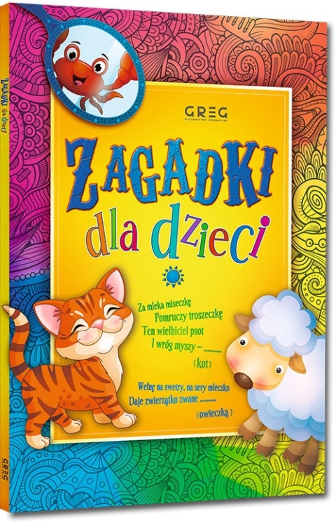 Zagadki dla dzieci do nauki logicznego myślenia książeczka edukacyjna GREG