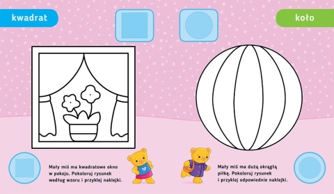 Zestaw 4 książeczki edukacyjne 3+ litery liczby kolory kształty dla dzieci