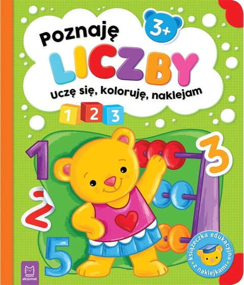 Zestaw 4 książeczki edukacyjne 3+ litery liczby kolory kształty dla dzieci