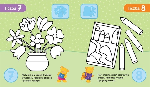 Zestaw 4 książeczki edukacyjne 3+ litery liczby kolory kształty dla dzieci