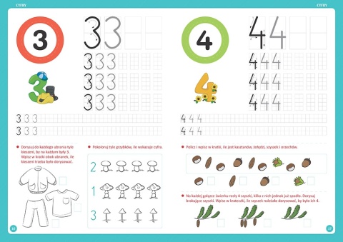 Zestaw książek do nauki matematyki dla dzieci Elementarz Matematyka Greg