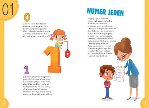 Cyferki wierszyki o cyferkach nauka liczenia Urszula Kamińska GREG twarda