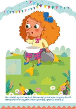 Elementarz 3 latka dla dzieci książeczka edukacyjna z naklejkami