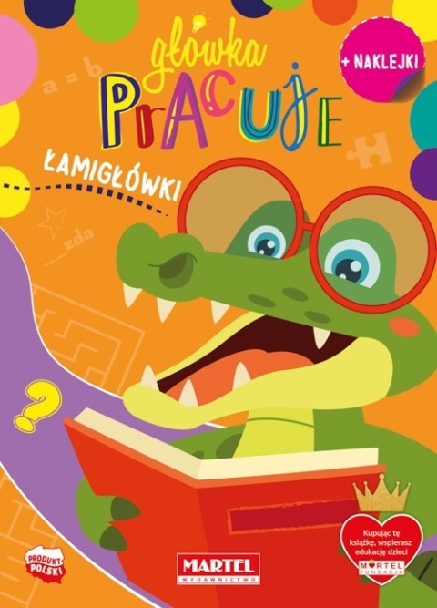 Główka pracuje łamigłówki zadania logiczne spostrzegawczość Martel